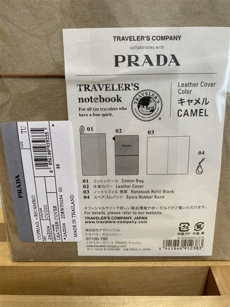 travelers note prada